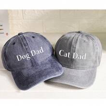 1pc Customized Text Embroidered Baseball Cap, Personalized Hat, Retro Baseball Cap, Gift For New Dad/Mom, Bride/Bachelorette, Father's Day, Cool Slogan Hat, Customized Truck Driver Cap, Personalized Gift, Customized Dad Cap, Embroidered Baseball Cap - A - View 8