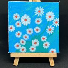 3pcs Mini Oil Painting Frames & Art Board Set, Children's Drawing Boards, Blank DIY Canvases For Painting, Ideal For Oil Painting, Personal Art, Couples Game, Beginner & Artist, Holiday Gift, School Supplies