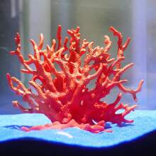 Adorno de planta de coral flexible de gran tamaño para pecera, decoración de paisajismo acuático para acuario