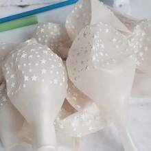 20/30/40pcs Starry Sky Transparent Latex Balloons, 12-Inch Shiny White Star Design, Suitable For Wedding, Birthday, Graduation Ceremony And Photo Booth Decoration, Wedding Balloons, Event Decoration - Transparent Stars - View 4