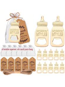 开瓶器礼品套装，特殊场合礼物，装饰纪念品，Poppin 开瓶器，附赠礼盒，可显示性别和派对偏好，派对用品