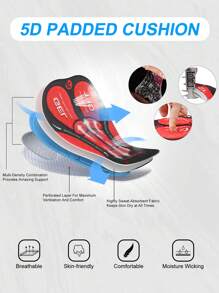 X-TIGER (Toamnă/Iarnă) Pantaloni de ciclism cu bretele pentru bărbați cu buzunar cu fermoar, colanți de ciclism cu căptușeală 5D, pantaloni de ciclism