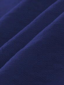 Teen Girl Flowy Loose Vacation Style Wide Leg Pants, Spring/Summer - Royal Blue - View 9