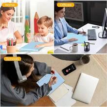 White Loose Leaf Paper 130 Sheets Filler Paper 8 * 10.5 College Ruled 3-Hole Punched 3-Ring Binders Notebook Lined 8 X 10.5 - 藍色 2 件裝 - 查看 6