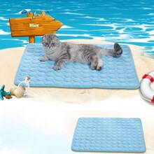 Summer Luxury Pet Cooling For Rabbits, Hamsters And Mice - Super Breathable, Self-Cooling, Washable, Durable - Blue, Pink, Optional Pet Sleeping Pad Ice Pad - Multicolor - View 7