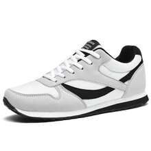 Giày thể thao Unisex cỡ lớn, giày thể thao nhẹ thoáng khí thời trang, thích hợp để chạy bộ - Xám - Xem 2