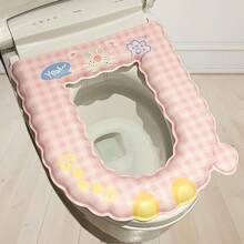 A Pair Of Reusable Toilet Seat Covers, Spring And Summer Washable Toilet Seats, Household Bathroom Toilet Seat Covers, And All-Season Toilet Covers