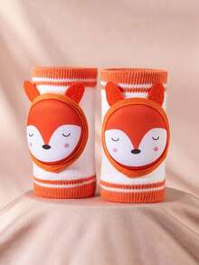 1 Pair Of Children's Football Knee Pads, Baby Crawling Knee Pads Suitable For Indoor Learning, Crawling, Anti Fall Knee Pads, Elbow Pads, And Leg Pads For Protection, Baby, Baby Knee Pads - Multicolor - View 8