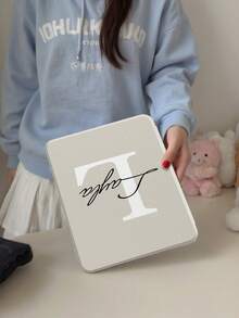 Ayotu 雙面可客製化平板保護殼，相容第10代 iPad，相容 iPad Air 4/5 (10.9 吋)，壓克力材質，抗彎折，可橫向與縱向旋轉，亦相容 11 吋 Pro 與第7/8/9代 (10.2 吋)，時尚多彩復古可愛簡約有趣，獨特個性化，適合送給他/她、男友、女友、家人、朋友、祖父母與愛人，適用於週年紀念與生日，個性化封面 - 彩色 - 查看 9