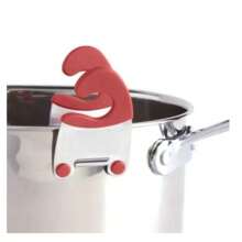 Pot Spoon Holder Pot Clip Holder Anti Scald Silicone Grip For Spoon Spatula Fork Cooking Utensils Spoon Rest Kitchen Accessories