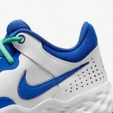 Nike FLY.BY MID 3 Men's Shock-Absorbing Durable Basketball Shoes For Training - Blue - View 4