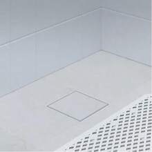 Ralo Oculto 15x15 Invisivel Branco Banheiro Lavabo Anti Odor Lavanderia Cozinha Seguro Discreto Varanda - Branco - Visão 1