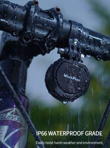 Smartes Elektro-Fahrradhorn mit Fernbedienung, 4 Soundmodi, 80-120 dB einstellbare Lautstärke, IP66 wasserdicht, 50 m Reichweite der Fernbedienung, USB aufladbar, passend für 22,2-31,8 mm Lenker