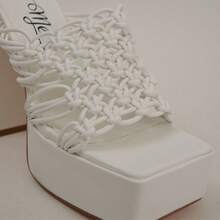So Me Carlah Chunky Platform Sandals - 白色 - 查看 4