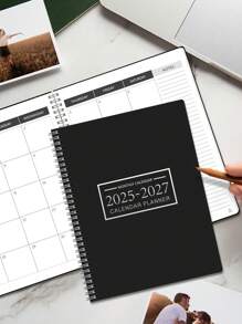 1 Stück 2026-2027 Akademischer Monatsplaner Kalender, +3 Aufkleber, 2-Jahres-Übersicht von Januar 2026 bis Dezember 2027, Registerkarten, Notizen, US-Feiertage enthalten, ideal für Studenten, Lehrer und busy Familien, Büro- und Schulbedarf, Schulanfang