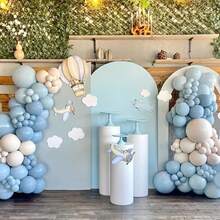 20/30/50 pièces Ballons en latex bleu clair vibrants, ballons bleus de 10 pouces convenant pour une baby shower, un gender reveal, un anniversaire, un mariage, une décoration de fête de remise des diplômes