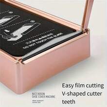 Automatic Shoe Cover Dispenser Mechanical Foot Step-On Shoe Film Machine Home Visitor Shoe Protector Water Proof Long-Term Use, Shoe, Spring Summer Picks, Brides Maid Gifts, Room, Bedroom Decor, Bedroom Decor, Beach, Travel, For Men, For Women, Vacation,Beach,Summer,Vacation,Holiday,Travel Essential,Going Out Tops,Household Items - Multicolor - View 6