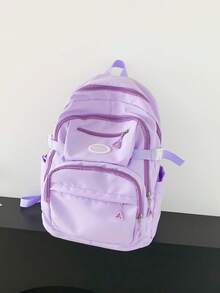 1pc Back To School Backpacks, Fashionable, Casual, Cute Backpacks, Schoolbags. Large Capacity, Suitable For Work, Commuting, Work, Shopping, School, Vacation, Outdoor Leisure, Travel, Shopping And Other Daily Use, Birthday Gifts For Friends. - Backpack - View 6