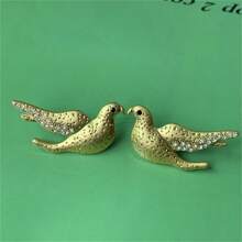 1 par de aretes de mujer con estilo vintage, aretes tipo gota con diseño de ojo del diablo en color mate y acabado vintage francés para damas