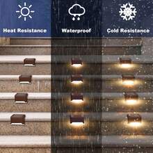 32/24/16/12/8/4-Piece Outdoor Solar Garden Lights – 1 LED Solar Illumination, Suitable For Home Garden Decor, Stairs, Terraces, Fences, Courtyards, And Wall Decorations – Auto On/Off, Durable, Easy To Install, Warm White Light