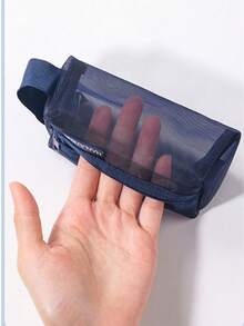 1 小手提包、化妆包、数码包、迷你方形小包、立体网格零钱包、钥匙包、驾驶证、学生证收纳袋 - 彩色 - 查看 5