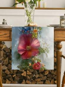 1 buc. Față de masă în stil pictură în ulei, minimalistă și versatilă, potrivită pentru restaurant, bucătărie, evenimente în aer liber