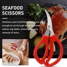 5pcs Seafood Tool Set With Lobster Sheller Stainless Steel Crab Crackers Crab Leg Fork Seafood Scissors And Storage Bag, Crab Leg Pick Utensils Set Crab Eating Tools - Multicolor - View 6