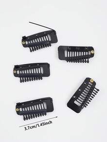 Practical Wig Hair Clips & Pins - Stainless Steel Elastic Brooch Hair Claws Invisible Seamless Hairpins, Hair Piece, Hair Accessories, Head Accessories, Hair Accessories For Women, Hair Extension - Multicolor - View 3