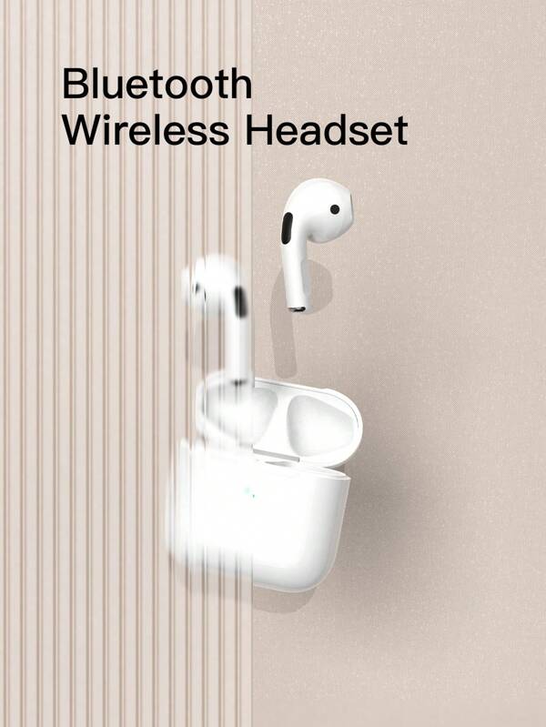 1pc Wireless Bluetooth HeadphonesStereo In-Ear High-Quality High-FidelityWith Microphone, Touch Control, Compatible WithIPhone///Smartphones
