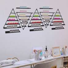 WANLECY Almacenamiento y exhibición de arte de uñas - Negro - Ver 1