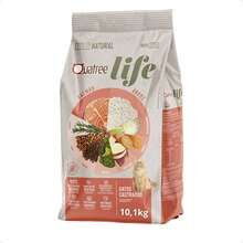 Ração Quatree Life Gatos Castrados Salmão e Arroz - 10,1Kg - Vermelho e Branco - Visão 1