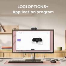 Logitech Brio 95 直播攝影機 HDR高動態 超清1080P 60幀 AI智慧補光 網路課程/直播/視訊會議優選 - 黑色 - 查看 4