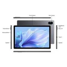 TenYide 10.1 英寸平板电脑，128GB 存储空间，16GB（8GB+8GB 扩展）RAM，双 SIM 卡，支持 1TB 扩展（不含 TF 卡），FHD IPS 触摸屏，5+8MP 双摄像头，WiFi，Type-C（不含适配器） - 黑色 - 查看 3