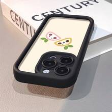 Kawaii Dumpling DuoPhone Case For IPhone 16 Pro Max/16 Plus/16 Pro/16/15/14/13/12/11, Unisex, Scratch Resistant TPU, Full Body Ultra Thin, Shockproof With Camera Guard - White - View 2