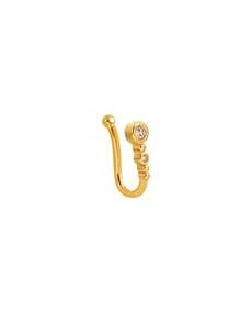 1pc Minimalist U-Shaped Nose Clip, Geometric Design, Personalized Charm, Versatile, No Piercing Required