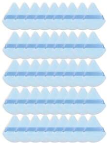 50/5个装 天鹅绒三角粉扑 面部化妆工具 气垫粉扑 可重复使用化妆海绵 化妆小工具 散粉扑 干湿两用粉扑 炎热天气化妆必备 沙滩化妆工具 适合夏季旅行化妆工具 粉底霜气垫夏季美容工具 夏至促销，化妆，便宜，房间装饰，梳妆台，旅行，卧室，化妆配件，粉扑，美妆蛋，粉扑，化妆海绵，便宜，圣诞礼物，化妆，化妆工具，便宜货，礼物，女士礼物，圣诞礼物，赠品，旅行，便宜货，旅行必备 - 藍色 - 查看 12