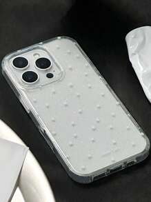 闪亮星空透明手机壳，兼容 17 Pro Max/16/15/14/13/12 Pro Max/11，可爱梦幻闪亮防震保护套，韩版风格礼物 - 滿屏小星星 - 查看 3