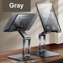 全新平板电脑支架 - 支持 iPad 的金色桌面旋转支架、多功能可调节折叠手机支架、通用 - 多色 - 查看 4