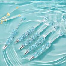 5pcs DIY Bead Pen New Full Diamond Bead Pen Creative Pen Bead Pen - 棕色 - 查看 5