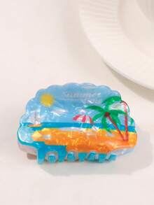 1 件 7.1 厘米女士优雅发夹 - 沙滩发饰、居家旅行礼品、休闲正式两用发夹、时尚发饰、精湛工艺装饰品、完美礼物之选时尚发饰优雅发夹女士爪夹 - 彩色 - 查看 6