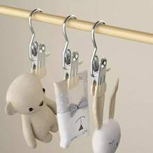Grucce con clip per appenderee pantaloni e gonne, morsetti pratici per riporre gli indumenti, mollette per appendere i vestiti in casa