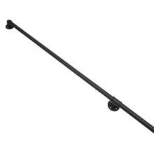 SENDERPICK Wall-Mount Staircase Grab Galvanized Iron Stair Handrail Hand Rail 12FT Banister - Black - View 3