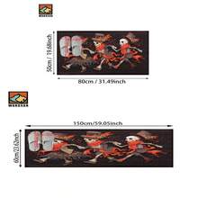 1 pieza Alfombra antideslizante para baño con diseño de calavera bailarina de Halloween, hecho de material de cachemira artificial con decoración esponjosa, apto para puertas, baños, cocinas y otras ocasiones, lavable a máquina, antideslizante, decoración diaria, puede ser un regalo - Multicolor - Ver 15
