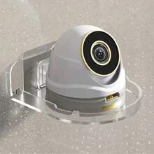 1 pezzo / 2 pezzi di strisce adesive per supporto fotocamera senza chiodi o fori, adatte per il montaggio a parete di supporti di monitoraggio domestico, supporti universali per vari dispositivi di monitoraggio, senza foratura, convenienti, durevoli e stabili, senza bisogno di colla