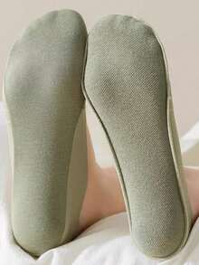 Solid Color Socks Soft And Lightweight Invisible Boat Socks For Women's Silk Stockings Solid Color Plain Socks Comfortable And Lightweight Low Ankle Socks - Multicolor - View 2