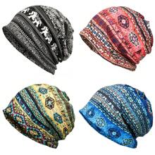 4pcs Unisex Outdoor Sports Cycling Fashion Headband, Unisex Sleep Cap Scarf 2-In-1