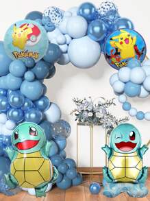 pokemon Pokemon Pikachu Arch Balloon Theme Set, Birthday Theme Balloon Set, Party Event Decoration, Wedding Birthday Decoration, Wedding Ceremony Decoration, Balloon Chain, Party Supplies, Party Balloons Christmas, Halloween, Festival Supplies, Festival Decorations, Thanksgiving, Back-To-School Season, Autumn And Winter