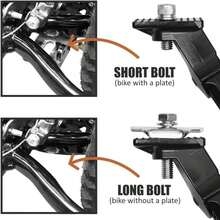 BV Chromium Adjustable Bicycle Kickstand With Concealed Spring-Loaded Latch, For 24-29 Inch Bike Kickstands - Heavy Duty Plus 121lbs - View 2