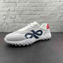 1 双男士复古运动户外鞋，透气休闲徒步鞋，防滑耐用跑鞋，小众厚底运动鞋