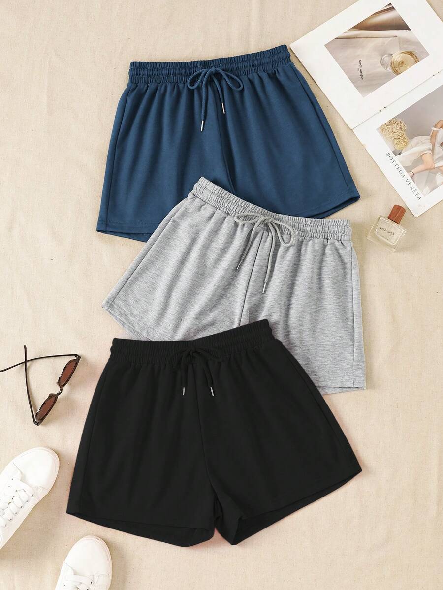 Three Pieces Sports Shorts, Slightly Stretchy, Suitable For Summer Wear, Suitable For Outdoor, Sports, Travel, City Roaming And Other Occasions, Comfortable And Easy To Match, Outdoor Sports Shorts, Women's Three Pieces Shorts, Women's Sports Shorts, Sports Casual Shorts, Summer Shorts, Three Pieces Shorts